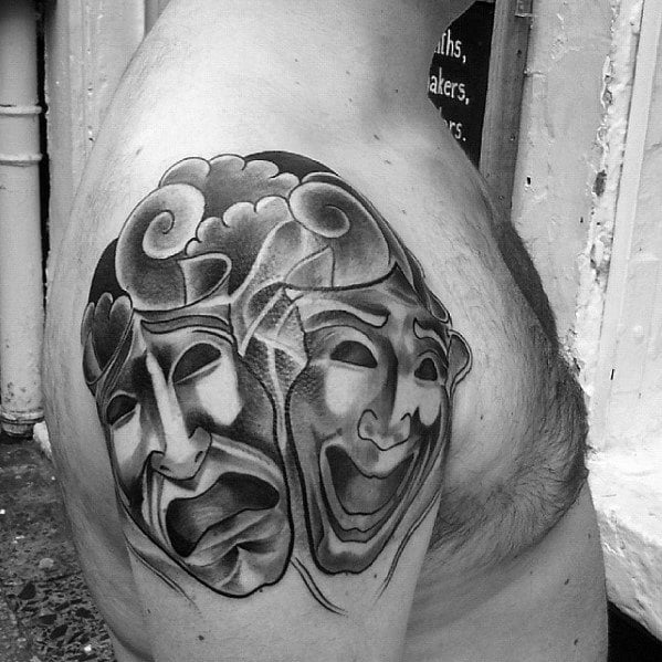 tatuaz maski teatralne 38