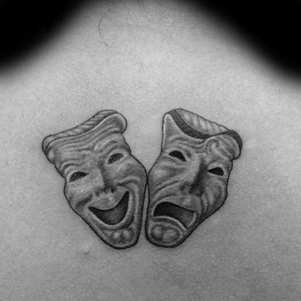tatuaz maski teatralne 80