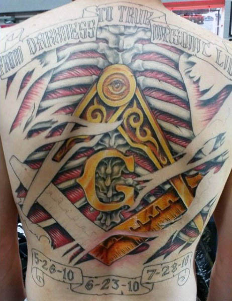 tatuaz masonskie 160
