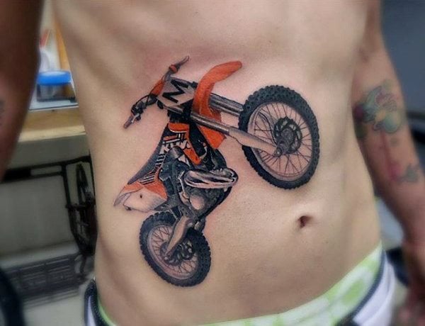 tatuaz motocross motocyklowych 74
