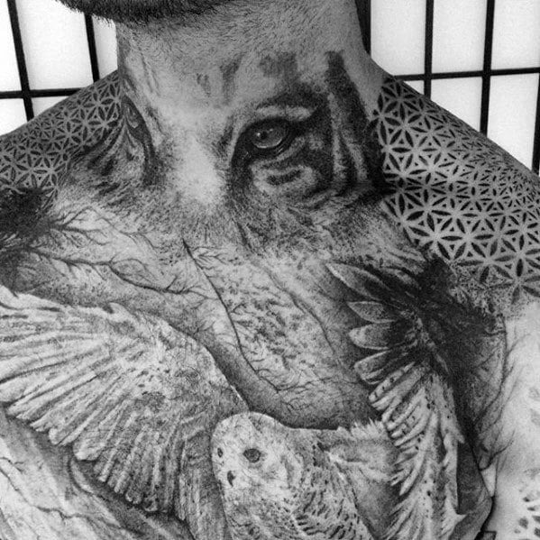 45 tatuaży z oczami tygrysa (ze znaczeniem)