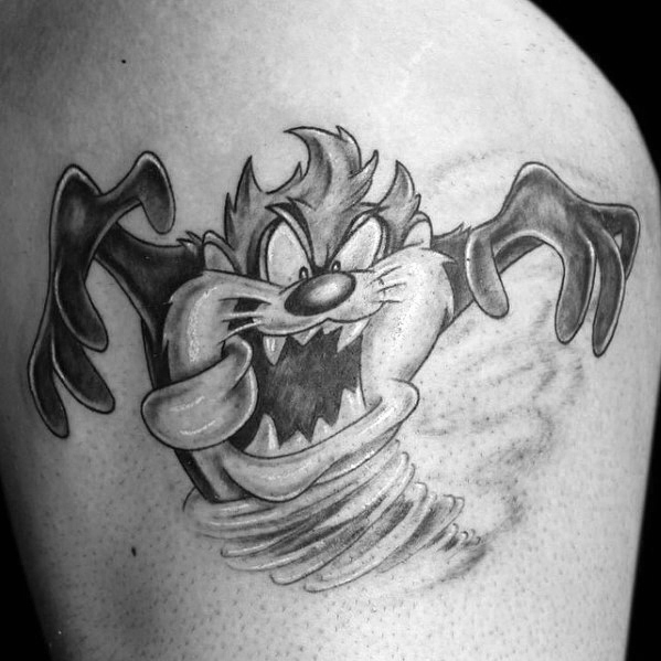 tatuaz diabel tasmanski 14