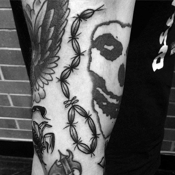 tatuaz drut kolczasty 08