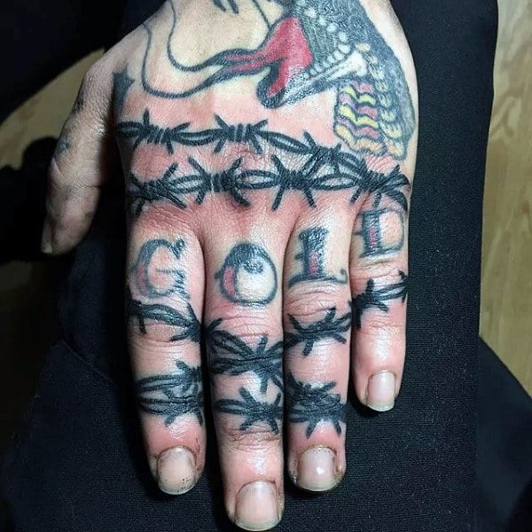 tatuaz drut kolczasty 112