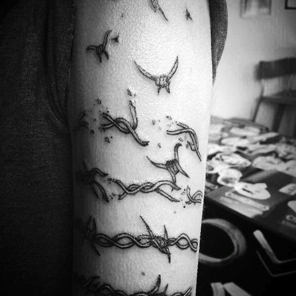 tatuaz drut kolczasty 118