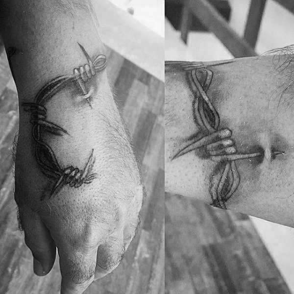 tatuaz drut kolczasty 76