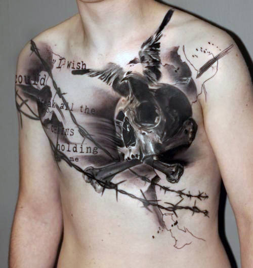 tatuaz drut kolczasty 94