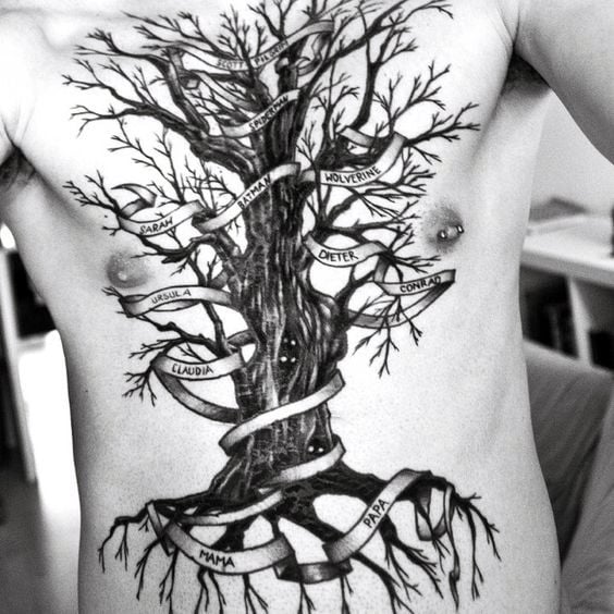 tatuaz drzewo genealogiczne  18