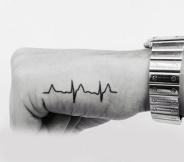 tatuaz elektrokardiografia elektrokardiogram 20
