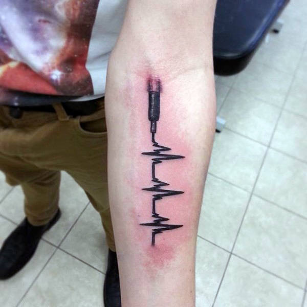 tatuaz elektrokardiografia elektrokardiogram 48