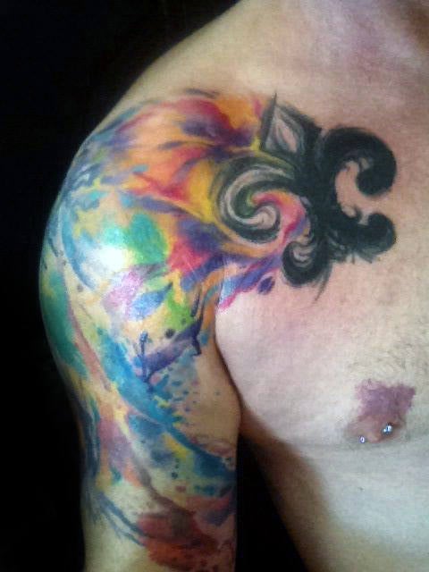 tatuaz fleur de lis 56