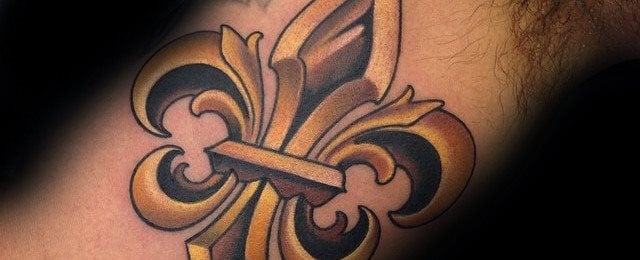 tatuaz fleur de lis 76