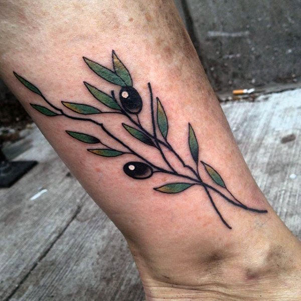 tatuaz galazka oliwna 114