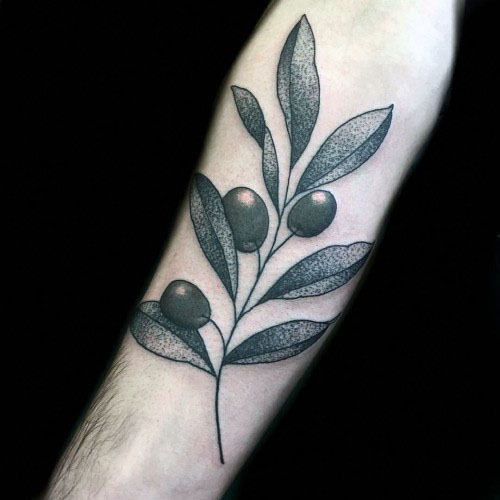 tatuaz galazka oliwna 92
