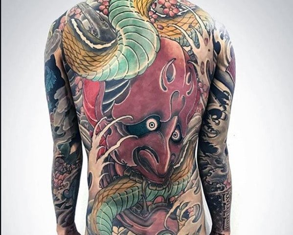 tatuaz japonski demon 60
