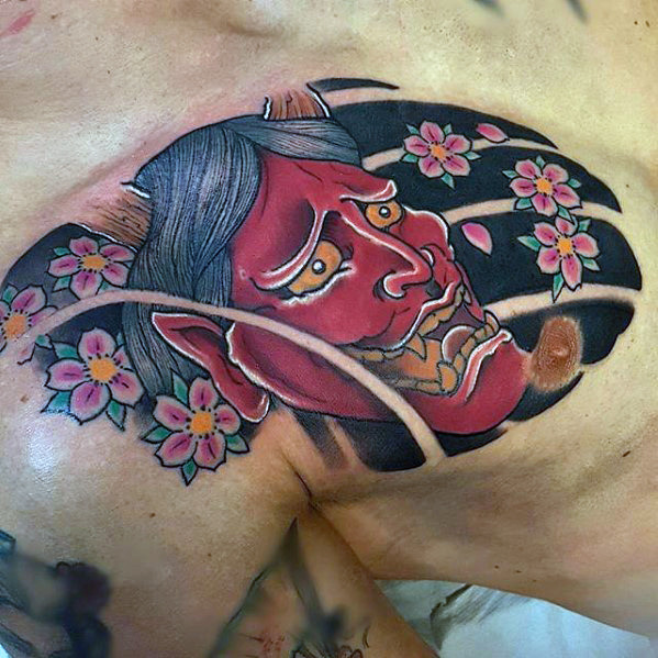 tatuaz japonski demon 80