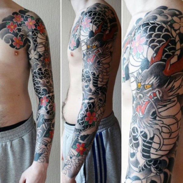 tatuaz japonski rekaw 230
