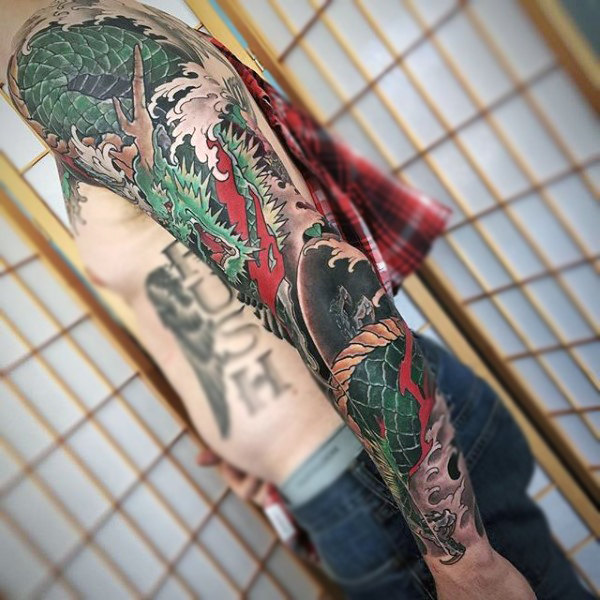 tatuaz japonski rekaw 96