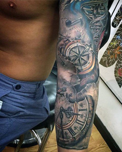 tatuaz kompas 108
