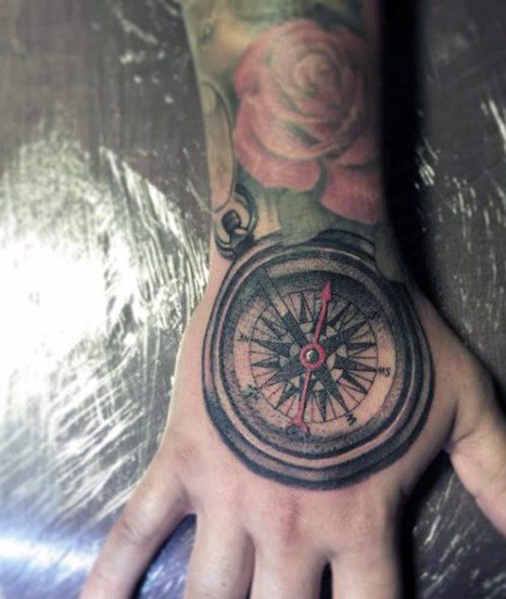 tatuaz kompas 122