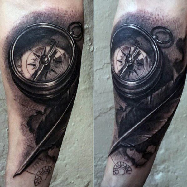 tatuaz kompas 18