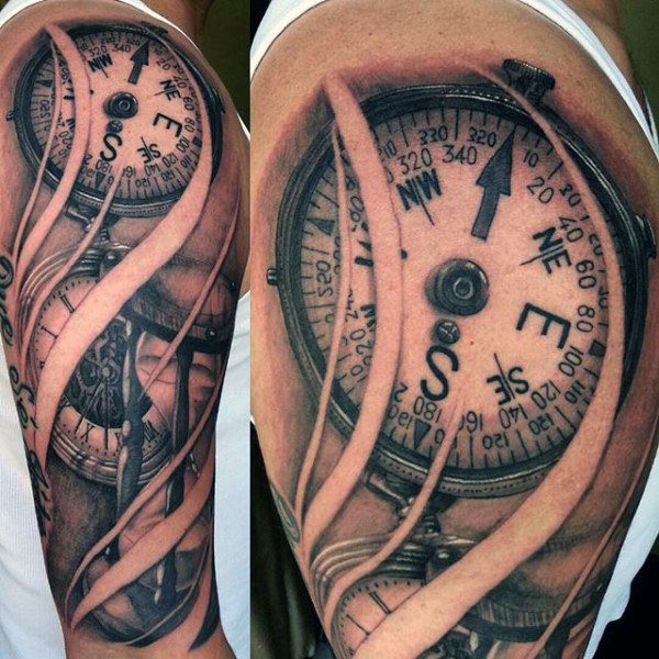 tatuaz kompas 22