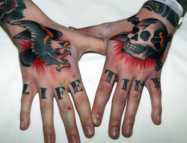 tatuaz kostkach dlon knuckle 12