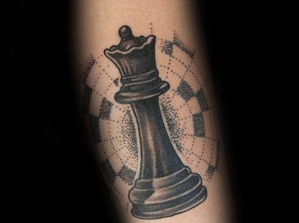 tatuaz krolowa szachy 92