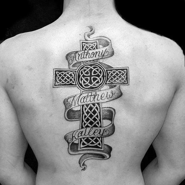 tatuaz krzyz celtycki 38