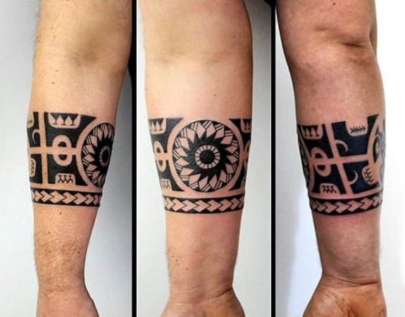 tatuaz tribal bransoletka 44