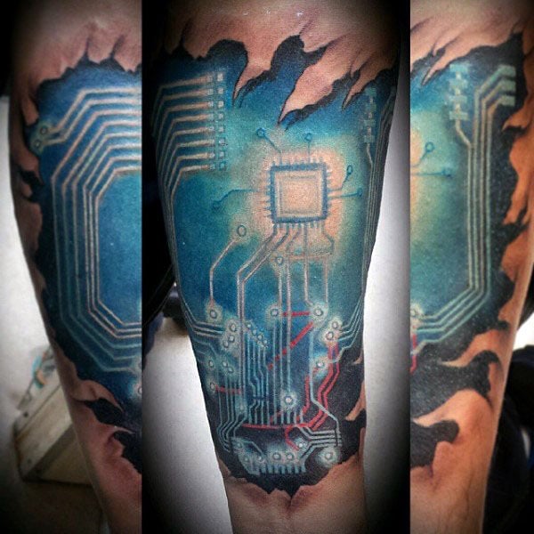 tatuaz ukladami elektronicznymi 104