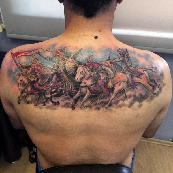 115 tatuaży z wojownikami (ze znaczeniem)