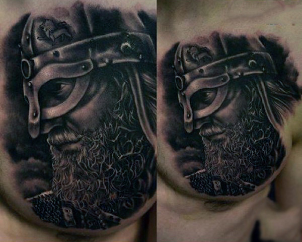 tatuaz wojownik 118