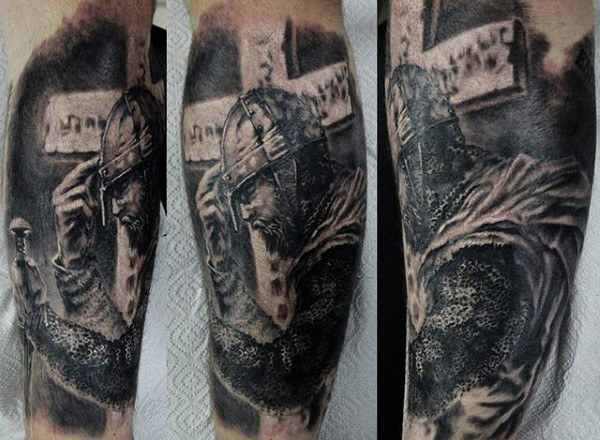 tatuaz wojownik 156