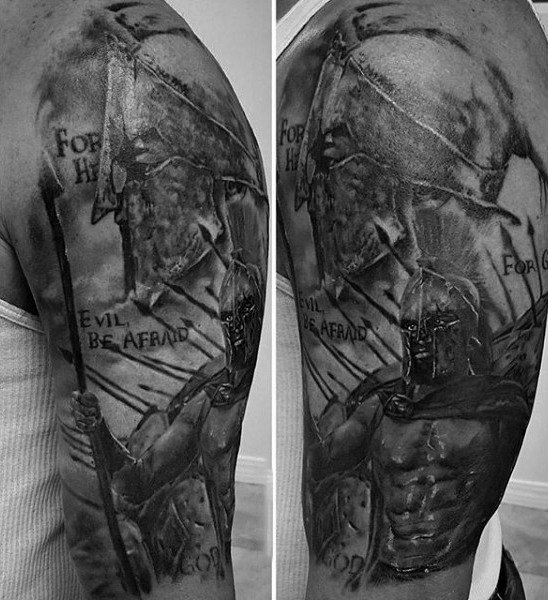 tatuaz wojownik 88