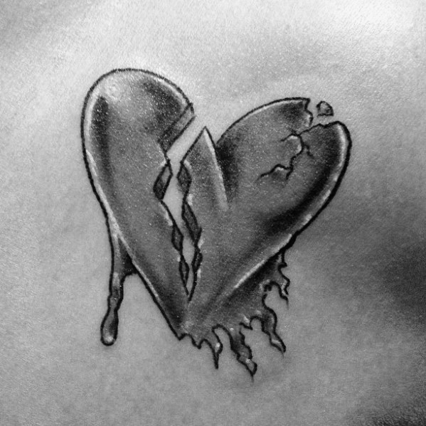 tatuaz zlamane pekniete serce 24