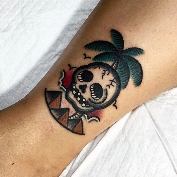 tatuaz palmy 138