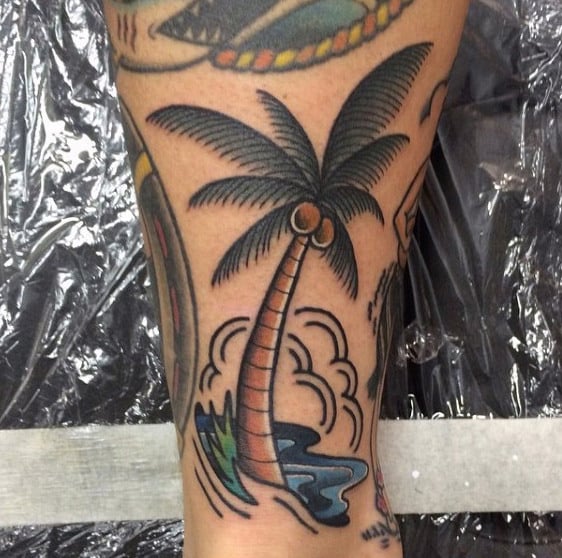 tatuaz palmy 144