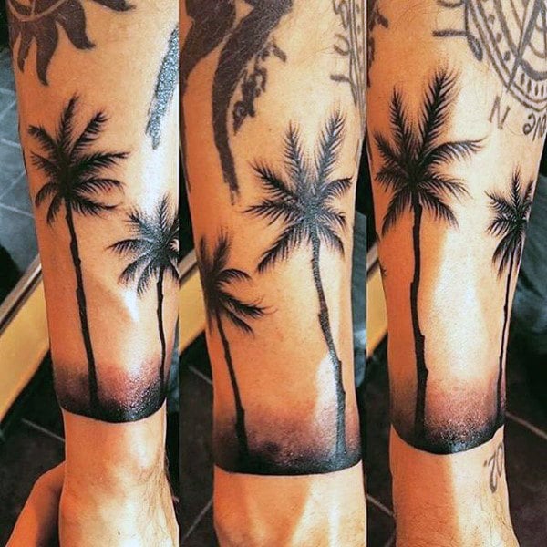tatuaz palmy 146