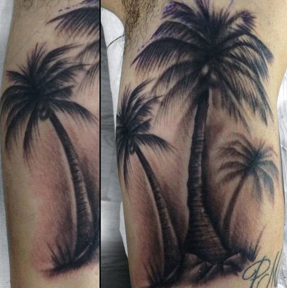 tatuaz palmy 156