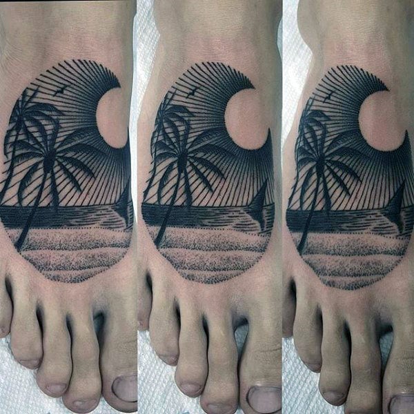 tatuaz palmy 174