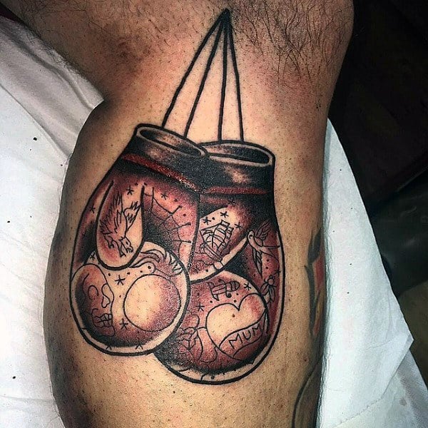 tatuaz rekawice bokserskie 64