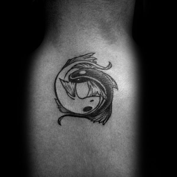 tatuaz ryby koi yin yang 76