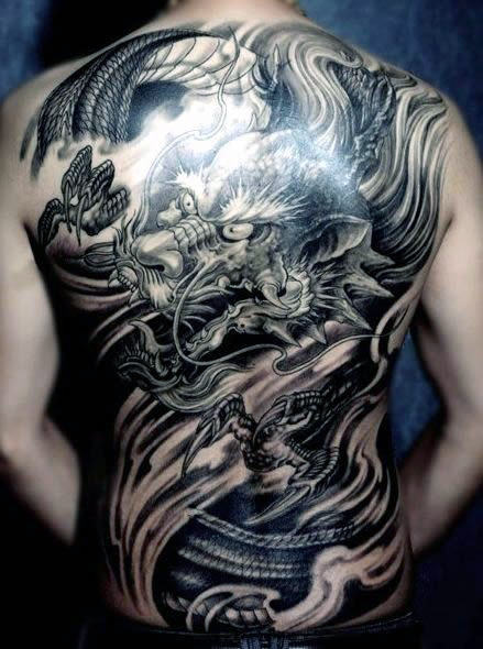 tatuaz smok chinski 62
