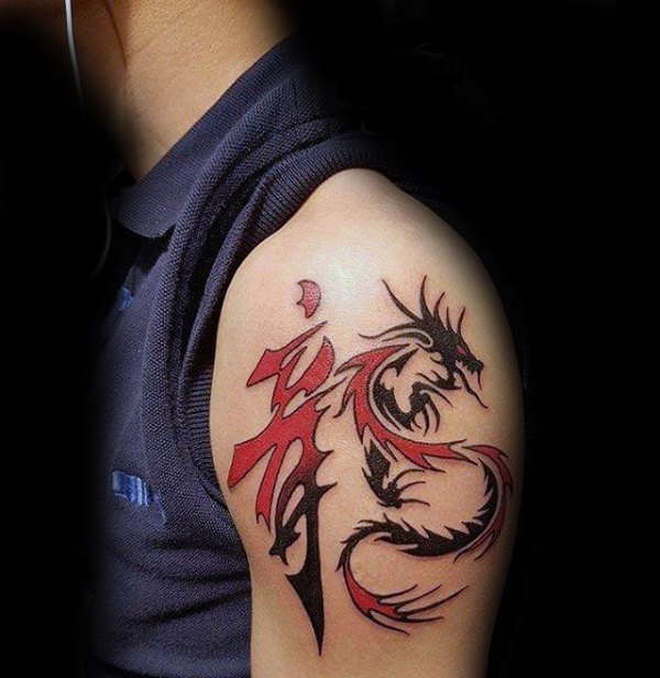 tatuaz smok chinski 66