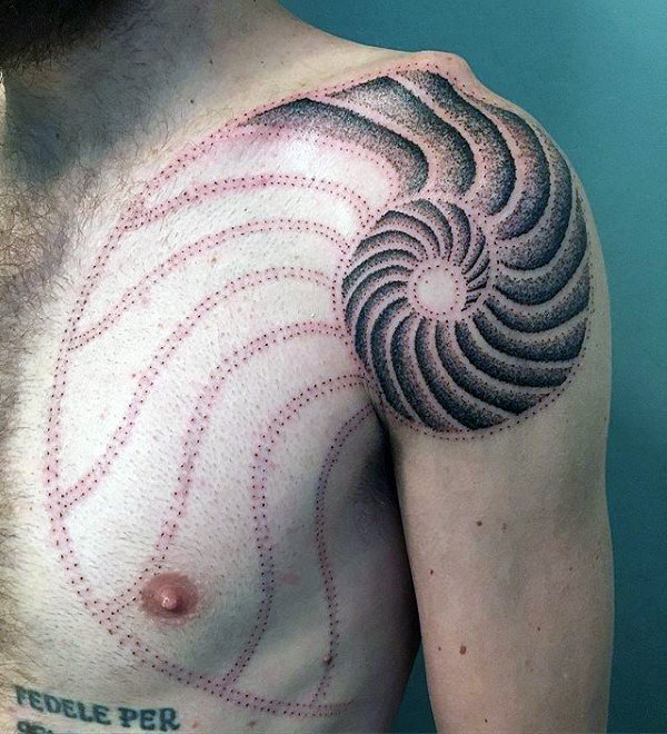 tatuaz spirala fibonacciego 08