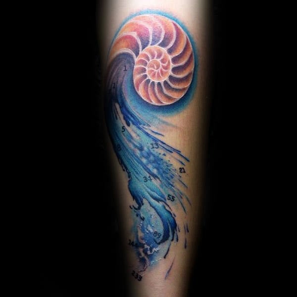 tatuaz spirala fibonacciego 98