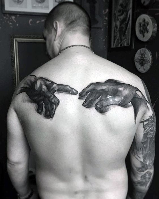 tatuaz stworzenie adama 56
