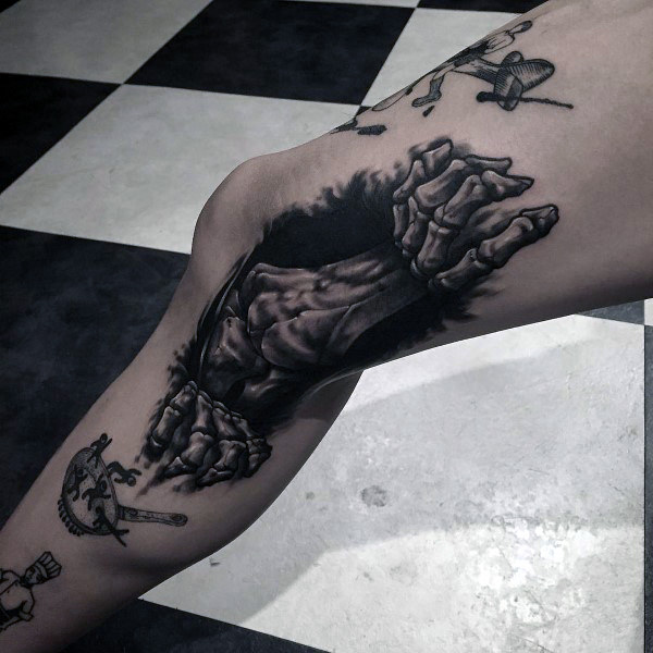 tatuaz szkielet dlon 144
