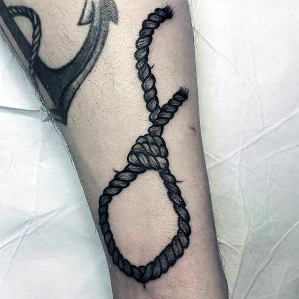 tatuaz sznur linami 120
